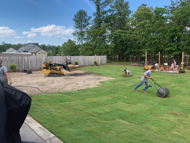 Fayetteville sod installation